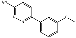 3-Amino-6-(3-methoxyphenyl)pyridazine Struktur