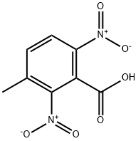 Benzoic acid, 3-methyl-2,6-dinitro- Struktur