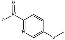 5-(methylthio)-2-nitropyridine Struktur