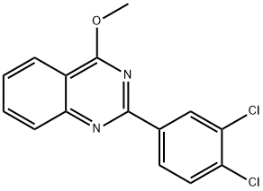 2-(3,4-dichlorophenyl)-4-methoxyquinazoline Struktur