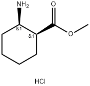 (1s,2r)-methyl 2-aminocyclohexanecarboxylate hydrochloride Struktur