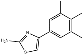 4-(3,4,5-trimethylphenyl)-1,3-thiazol-2-amine Struktur