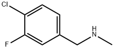 [(4-CHLORO-3-FLUOROPHENYL)METHYL](METHYL)AMINE Struktur