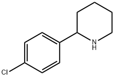 2-(4-chlorophenyl)piperidine Struktur