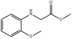 methyl 2-[(2-methoxyphenyl)amino]acetate Struktur