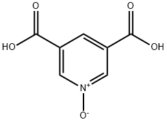 3,5-pyridinedicarboxylic acid N-oxide Struktur