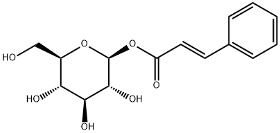 trans-Cinnamoyl b-D-glucoside Struktur