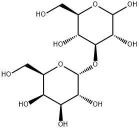 3-O-(a-D-Galactopyranosyl)-D-glucopyranose Struktur