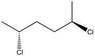 2,5-dichlorohexane, (R*,R*)-(- Struktur