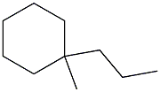 1-Methyl-1-propylcyclohexane. Struktur