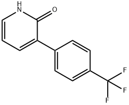 2-Hydroxy-3-(4-trifluoromethylphenyl)pyridine Struktur