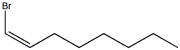 cis-1-bromo-1-octene Struktur