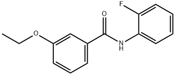 3-ethoxy-N-(2-fluorophenyl)benzamide Struktur