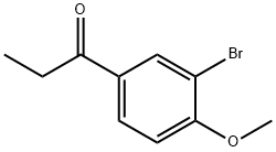 1-(3-bromo-4-methoxyphenyl)propan-1-one Struktur