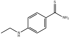 4-(ethylamino)benzene-1-carbothioamide Struktur