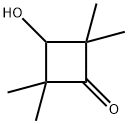 3-hydroxy-2,2,4,4-tetramethylcyclobutan-1-one Struktur