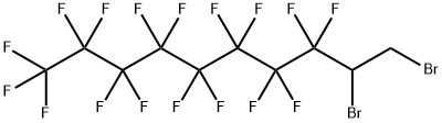 1,2-Dibromo-1H,1H,2H-perfluorodecane Struktur