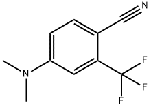 4-(Dimethylamino)-2-(trifluoromethyl)benzonitrile Struktur