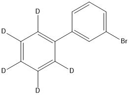 3-bromo-1,1'-biphenyl-2',3',4',5',6'-d5 Struktur