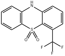 10H-Phenothiazine, 4-(trifluoromethyl)-, 5,5-dioxide Struktur