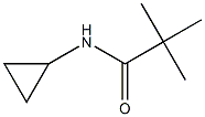 N-cyclopropyl-2,2-dimethyl-propanamide Struktur