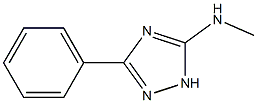 N-methyl-3-phenyl-1H-1,2,4-triazol-5-amine Struktur