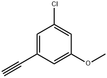 1-Chloro-3-ethynyl-5-methoxybenzene Struktur