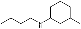 N-butyl-3-methylcyclohexan-1-amine Struktur