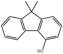 9,9-dimethyl-9H-fluoren-4-ol Struktur