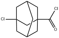 1-Chloroadamantanecarboxylic acid chloride Struktur