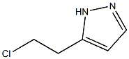 5-(2-chloroethyl)-1H-pyrazole Struktur