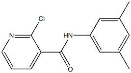 2-chloro-N-(3,5-dimethylphenyl)pyridine-3-carboxamide Struktur