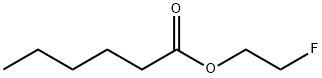 Hexanoic acid, 2-fluoroethyl ester Struktur