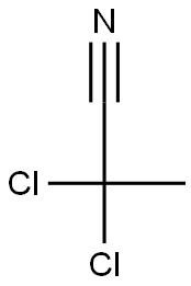 2,2-Dichloropropanenitrile Struktur