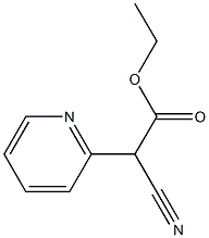 ethyl 2-cyano-2-(pyridin-2-yl)acetate Struktur