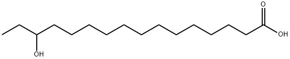 14-Hydroxyhexadecanoic acid Struktur