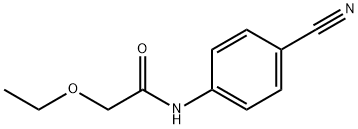 N-(4-cyanophenyl)-2-ethoxyacetamide Struktur