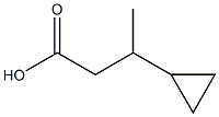 3-cyclopropylbutanoic acid Struktur