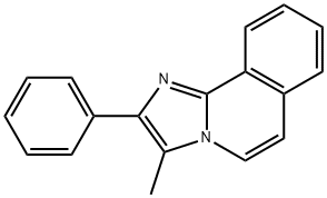 3-Methyl-2-phenylimidazo[2,1-a]isoquinoline Struktur