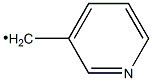 3-pyridylmethyl radical Struktur