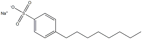 Sodium 4-octylbenzene sulfonate Struktur