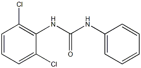 3-(2,6-dichlorophenyl)-1-phenylurea Struktur