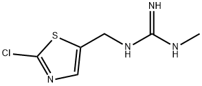 Guanidine, N-[(2-chloro-5-thiazolyl)methyl]-N'-methyl- Struktur