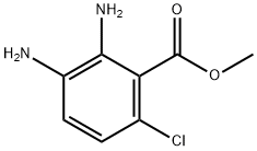 2,3-diamino-6-chloroBenzoic acid methyl ester Struktur