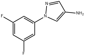 4-Amino-1-(3,5-difluorophenyl)pyrazole Struktur