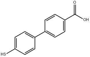 4'-sulfanyl-[1,1'-biphenyl]-4-carboxylic acid Struktur