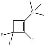 Cyclobutene, 2,3,3-trifluoro-1-(trimethylsilyl)- Struktur