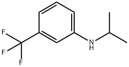 N-(propan-2-yl)-3-(trifluoromethyl)aniline Struktur