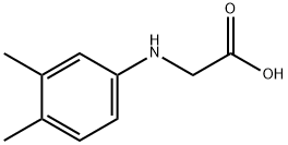 2-[(3,4-dimethylphenyl)amino]acetic acid Struktur