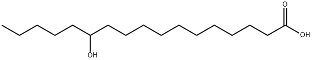 12-Hydroxyheptadecanoic acid Struktur